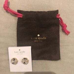 kate spade Jewelry - Kate Spade Clear Gem Stud Earrings kate spade Jewelry - Kate Spade Clear Gem Stud Earrings